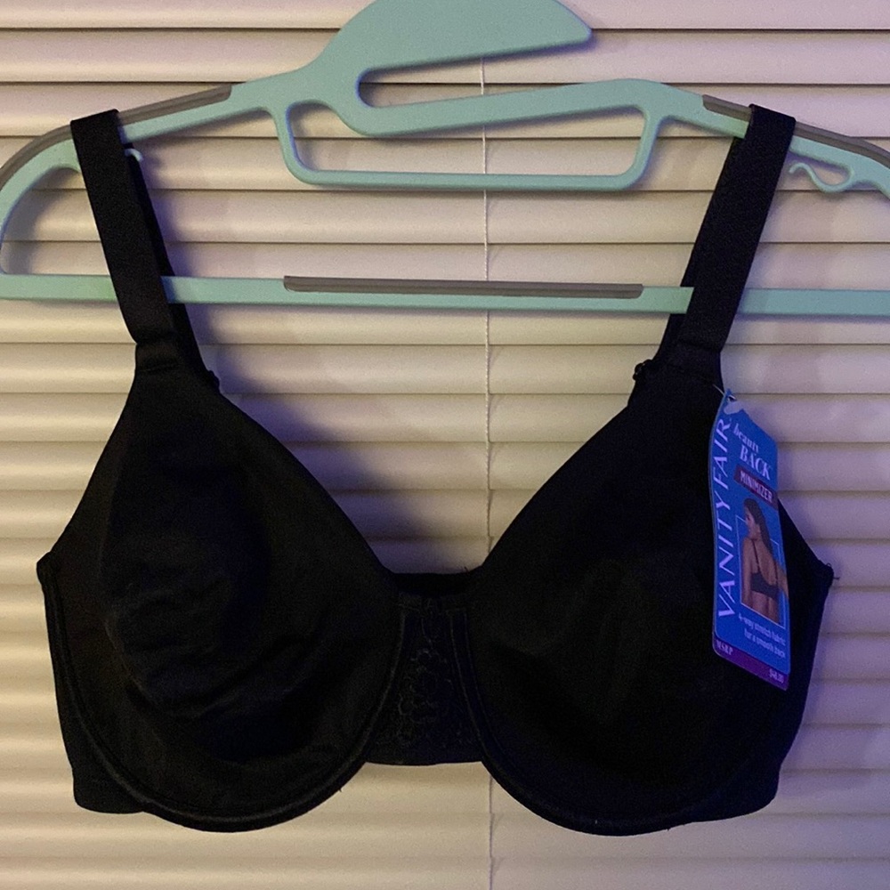 Black wired bra